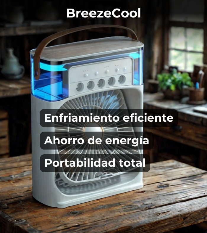 BREEZECOOL VENTILADOR, ENFRIADOR Y HUMIDIFICADOR