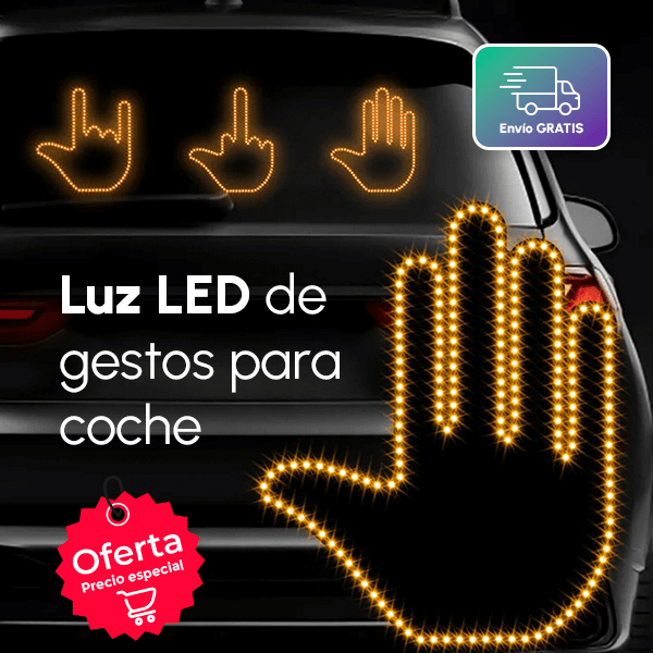 FreeHand - Mano LED de gestos para coche +  Envío GRATIS